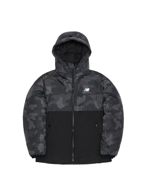 New Balance Camouflage Jacket 'Black Grey' NPA4S013MIX