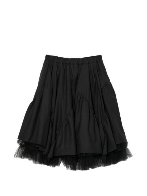 ruffled skirt