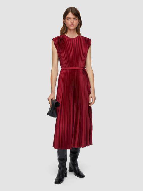 Volta Knit Weave Plissé Dress