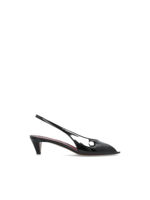 Hamal peep-toe slingback pumps