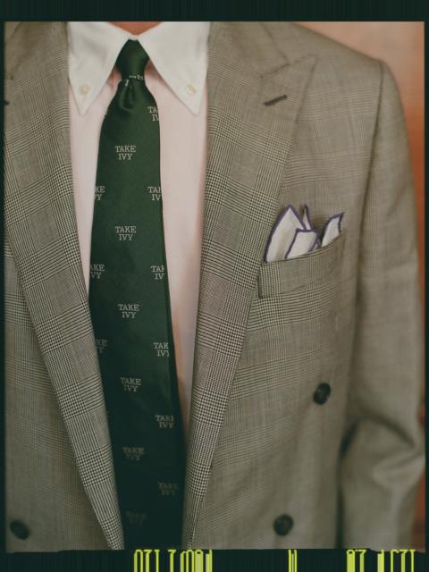 MADE-IN-USA GREEN TAKE IVY CLUB TIE
