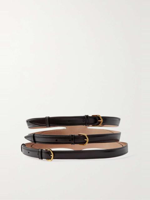 Leather belt