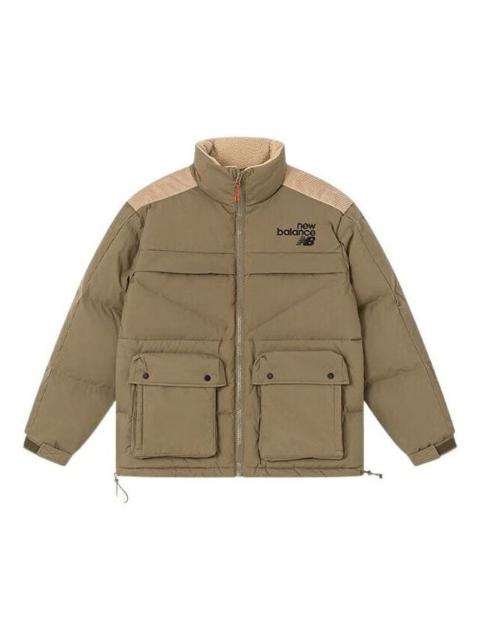 New Balance Winter Down Jacket 'Olive Green Beige' AMJ24353-CGN