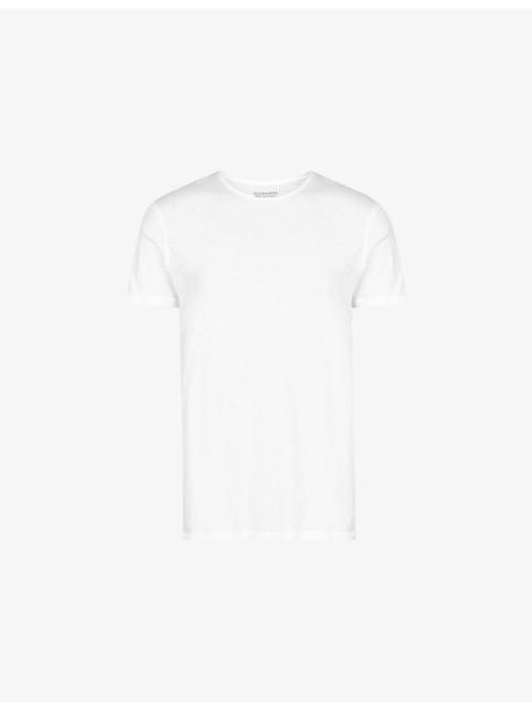 Figure regular-fit short-sleeve cotton T-shirt