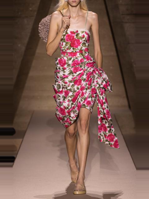 Printed Ruched Top multi