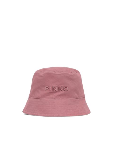 embroidered-logo bucket hat