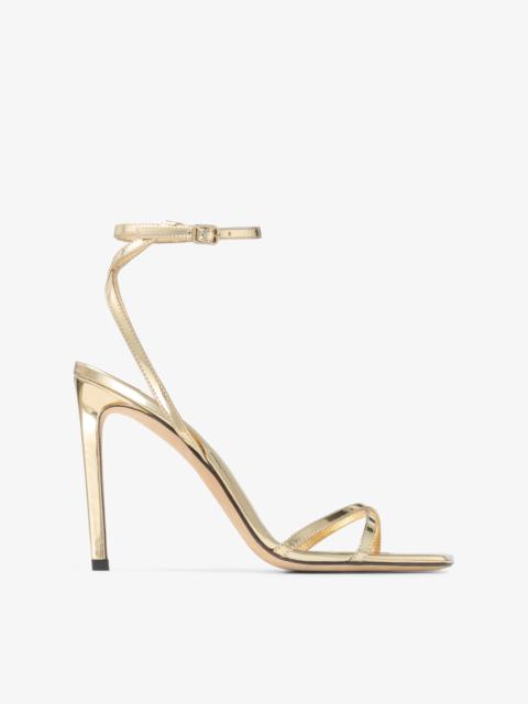 Metz 100
Gold Liquid Metal Leather Sandal