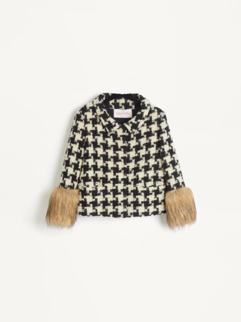 MACRO PIED DE POULE TWEED JACKET