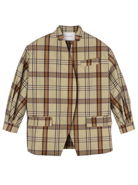 Kimono jacket Pistachio - Techno taffeta