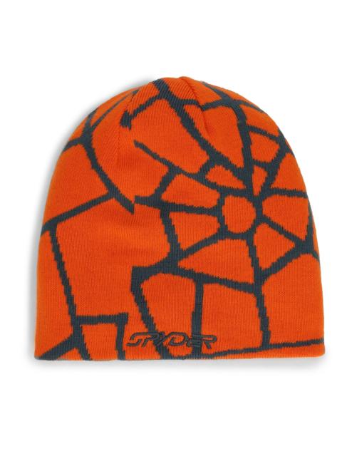 Mens Reversible Web Beanie - Slate Blue