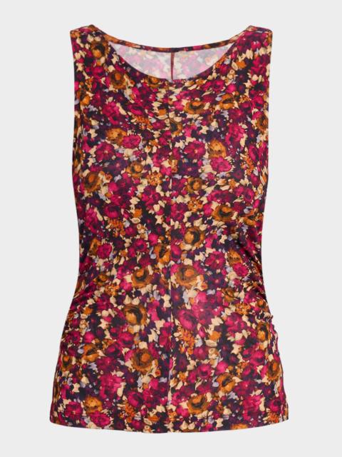Loulou Floral Jersey Tank Top