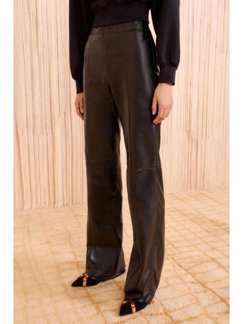 Kadin Leather Mid Rise Pant