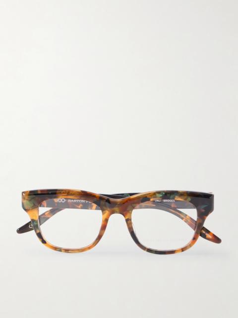 Bridges Square-frame Tortoiseshell Acetate Optical Glasses