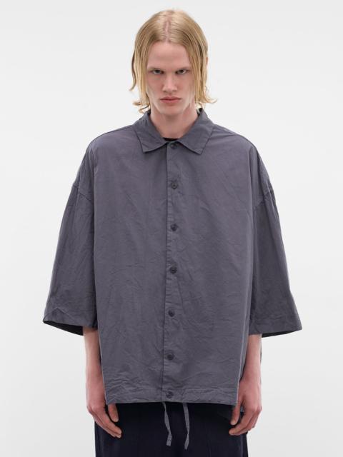 Gray Cotton Mili Volume Shirt