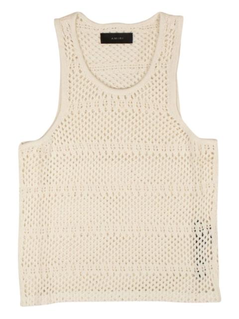 Stadium Crochet "White" tank top