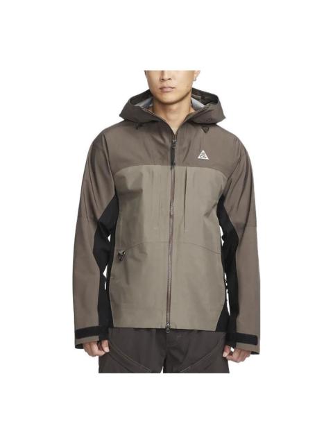 Nike ACG hooded zipped jacket 'Brown Grey' DQ5772-004