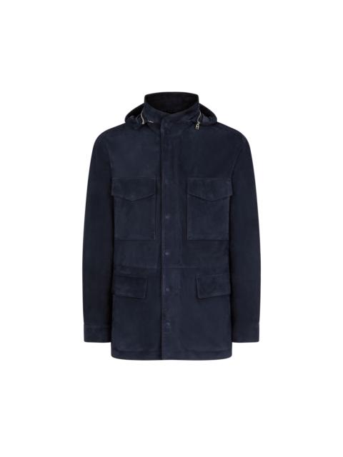 LIGHT SUEDE FIELD JACKET