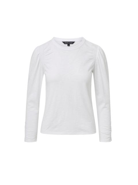 BOUVET SMOCKED-SHOULDER T-SHIRT