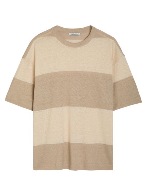 Ymc Triplet Striped Cotton-knit T-shirt