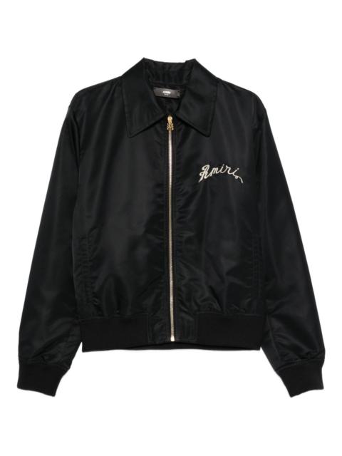 embroidered bomber jacket