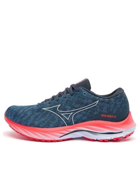 Mizuno Wave Rider 26 'Navy Teal Bright Orange' J1GC220351
