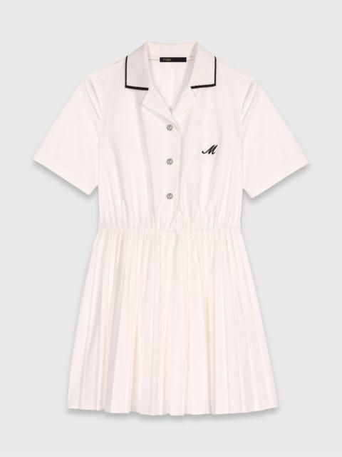 Short-sleeved shirt dress