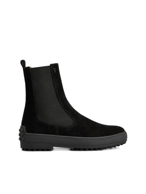 suede Chelsea boots
