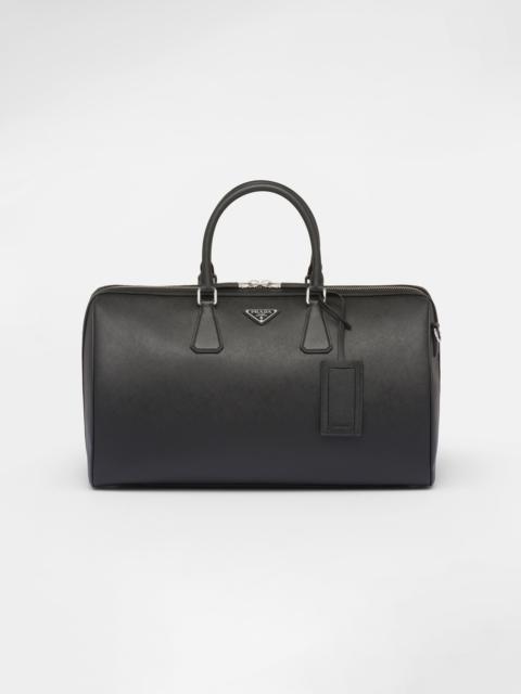 Saffiano leather travel bag