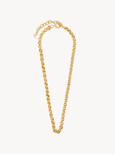 ROPE-CHAIN NECKLACE IN METAL