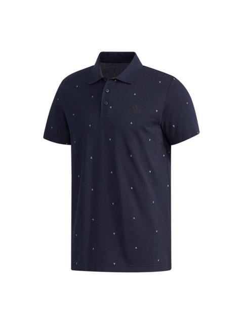 adidas Ai Polo Gen Aop Short Sleeve Polo Men's Navy DY8707