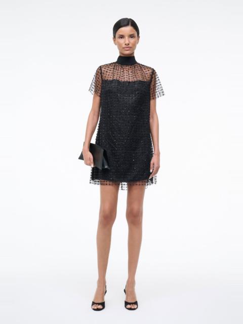 STAUD MINI ILANA DRESS STARDUST ONYX