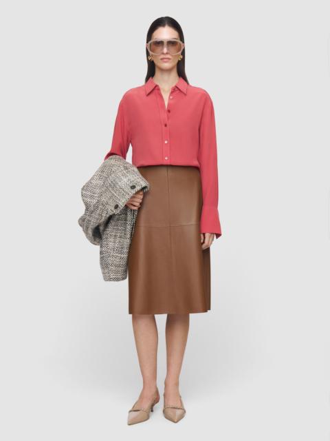 Joe Crepe de Chine Silk Blouse