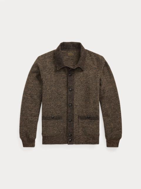 Double-Knit Tweed Cardigan