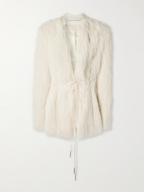 Fringed Woven Coat