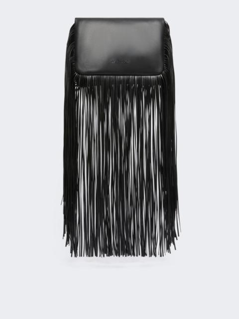 STILLA Mini envelope bag in nappa with fringes