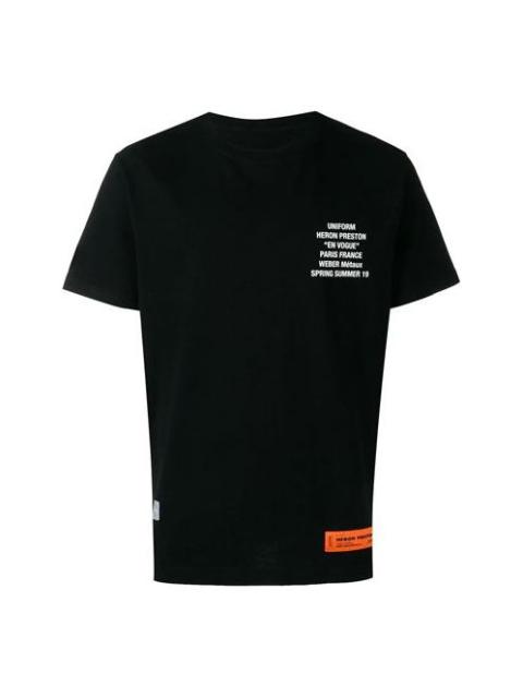 HERON PRESTON Metal Worker T-shirt 'Black' HMAA001S196320261088