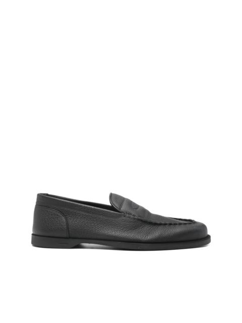 raised-seam loafers