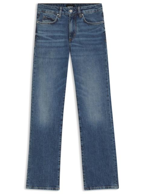 SLIM-FIT JEANS IN BLUE COMFORT-STRETCH DENIM