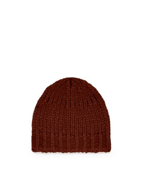 Pacino Knit Hat in Burnt Sienna Welfat Cashmere