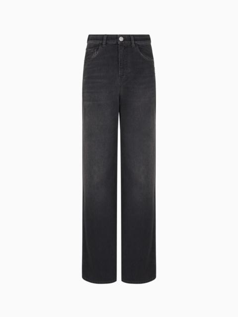J8B RELAXED-FIT, VINTAGE-LOOK DENIM JEANS