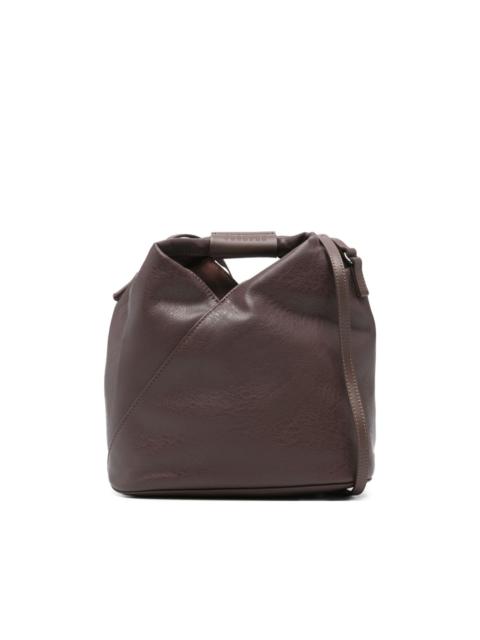 diagonal-seam shoulder bag