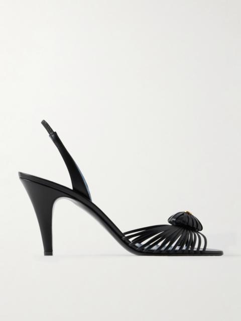 Royal 85 Leather Slingback Sandals