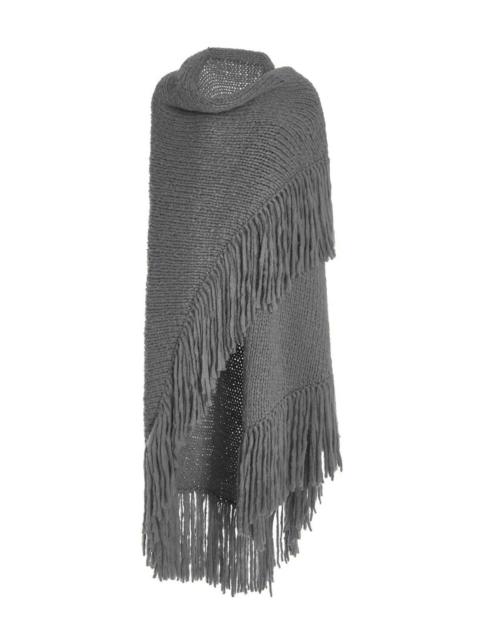 Lauren Wrap in Grey Welfat Cashmere