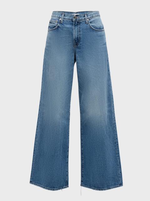 Tiny Dancer Wide-Leg Denim Jeans