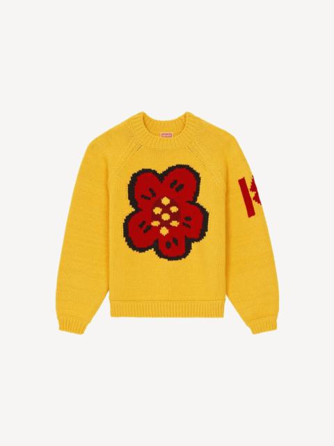 'Varsity' merino wool jumper