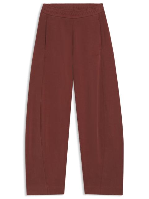 LOGO-EMBROIDERY TRACKSUIT BOTTOMS WITH BALLOON FIT