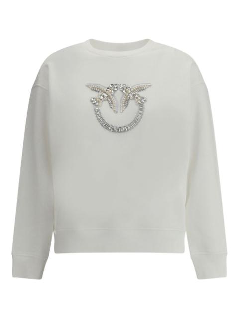 crystal-embellishment sweatshirt