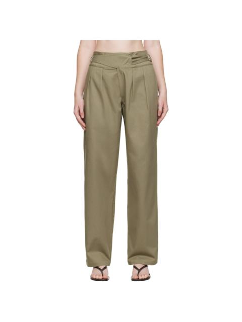 Khaki Martin Trousers