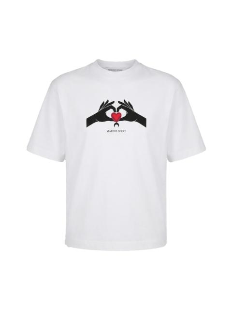 VALENTINE'S MOON HEART CREWNECK T-SHIRT