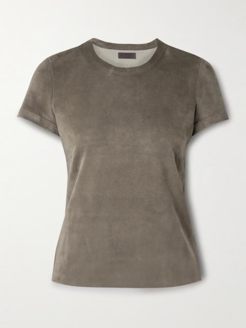 Suede T-shirt